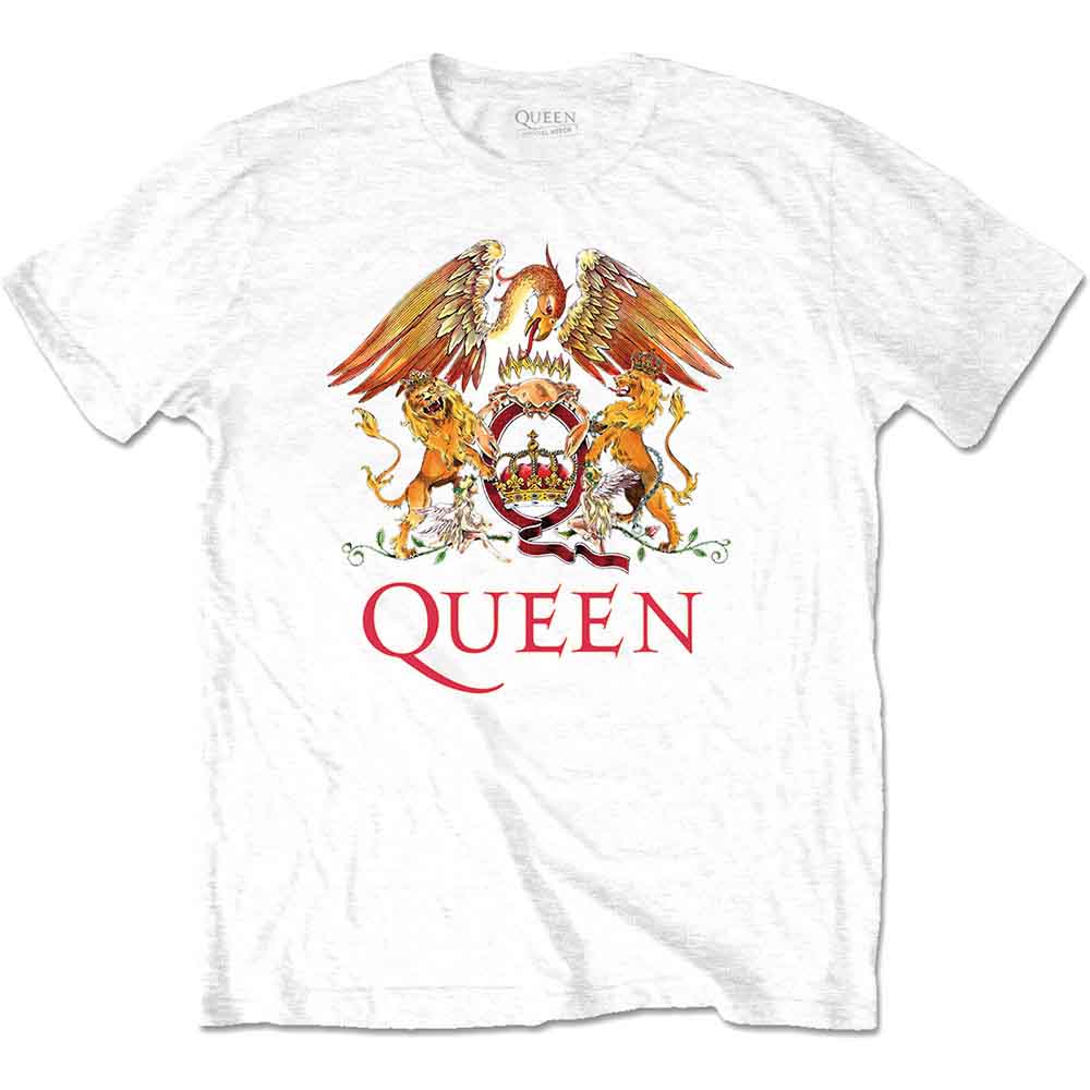 Queen - Classic Crest - T-Shirt White