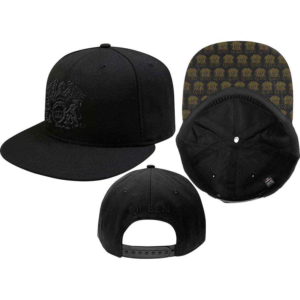 Queen - Crest - Hat Black