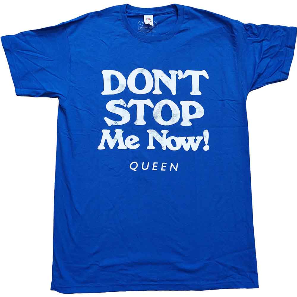 Queen - Don't Stop Me Now - T-Shirt Blue