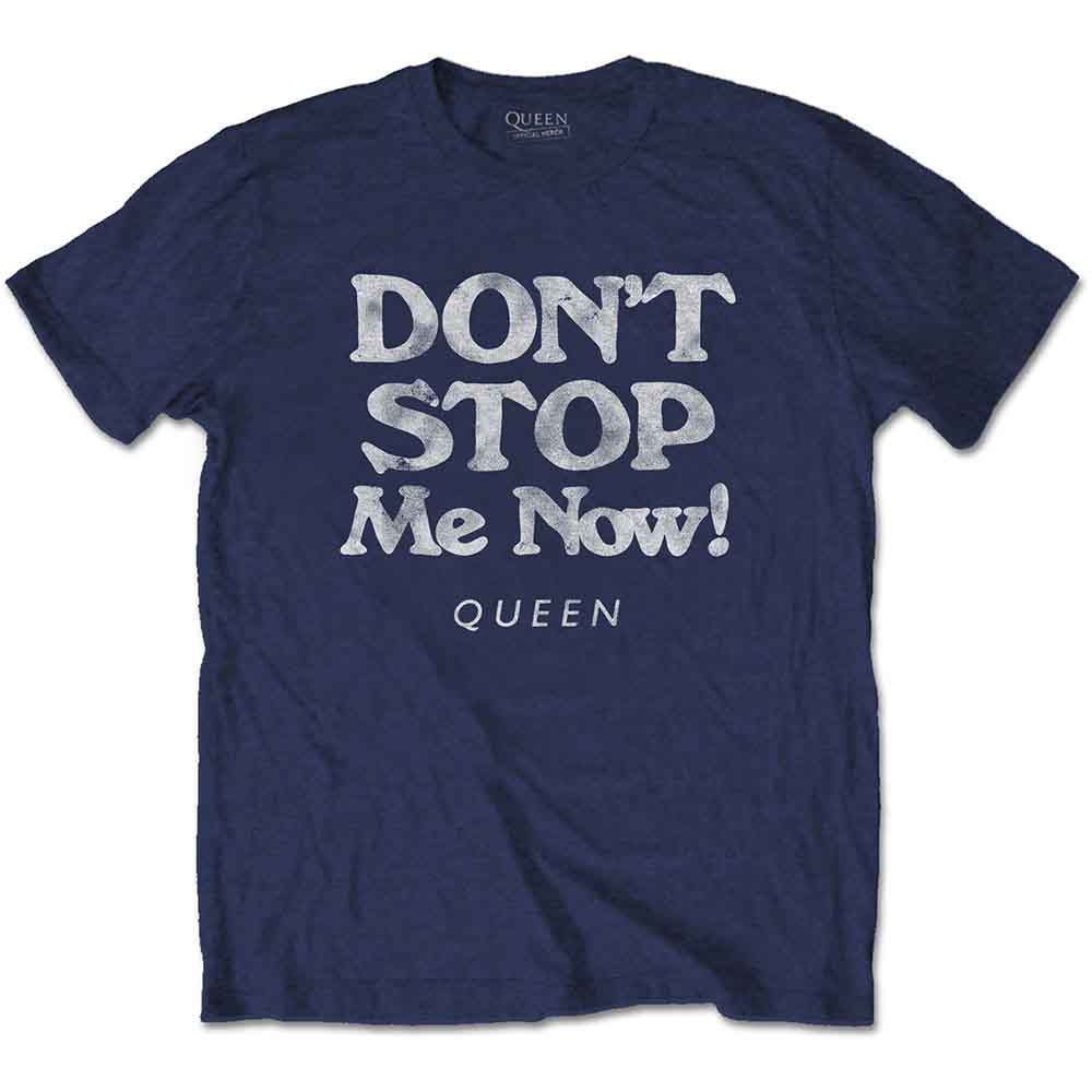 Queen - Don't Stop Me Now - T-Shirt Blue