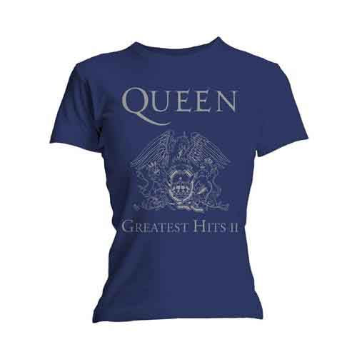Queen - Greatest Hits II - T-Shirt Blue