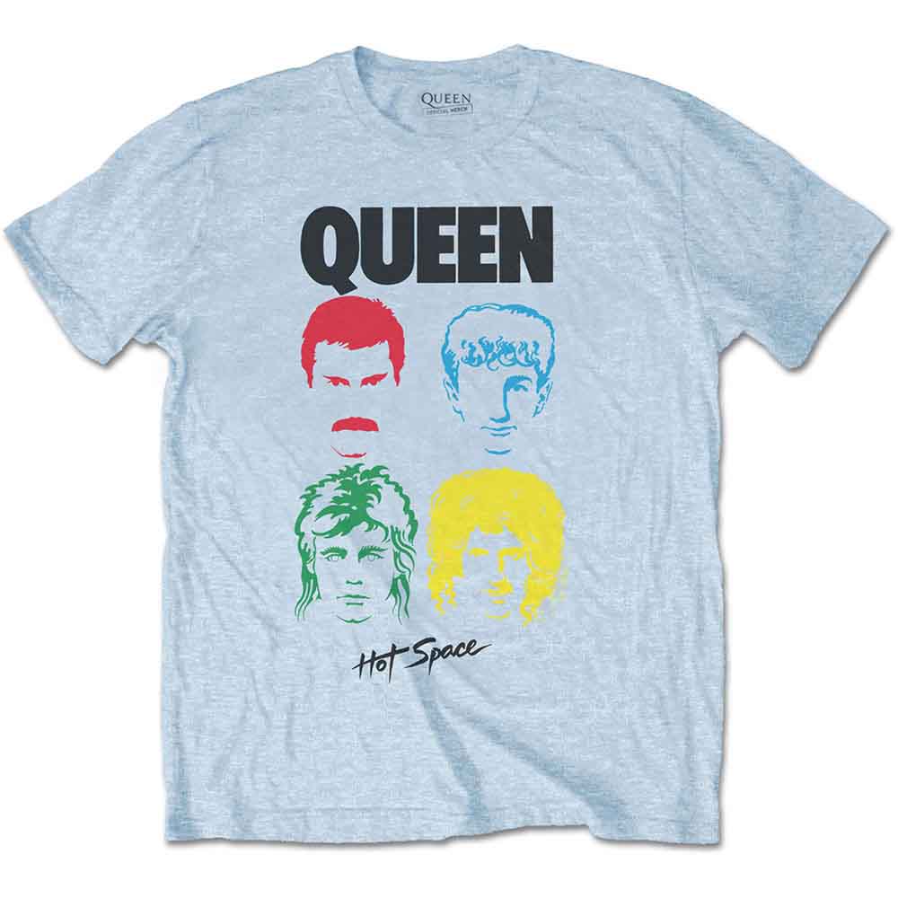 Queen - Hot Space Album - T-Shirt Blue