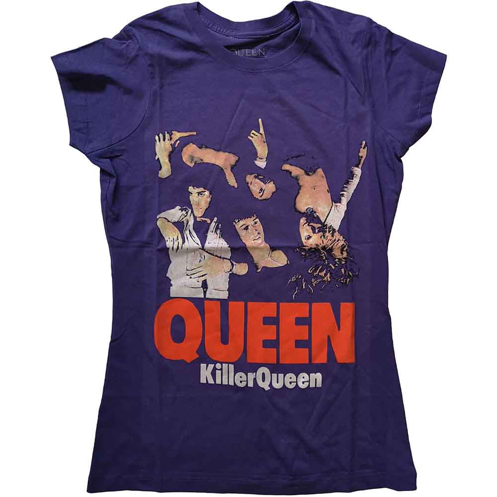 Queen - Killer Queen - T-Shirt Purple