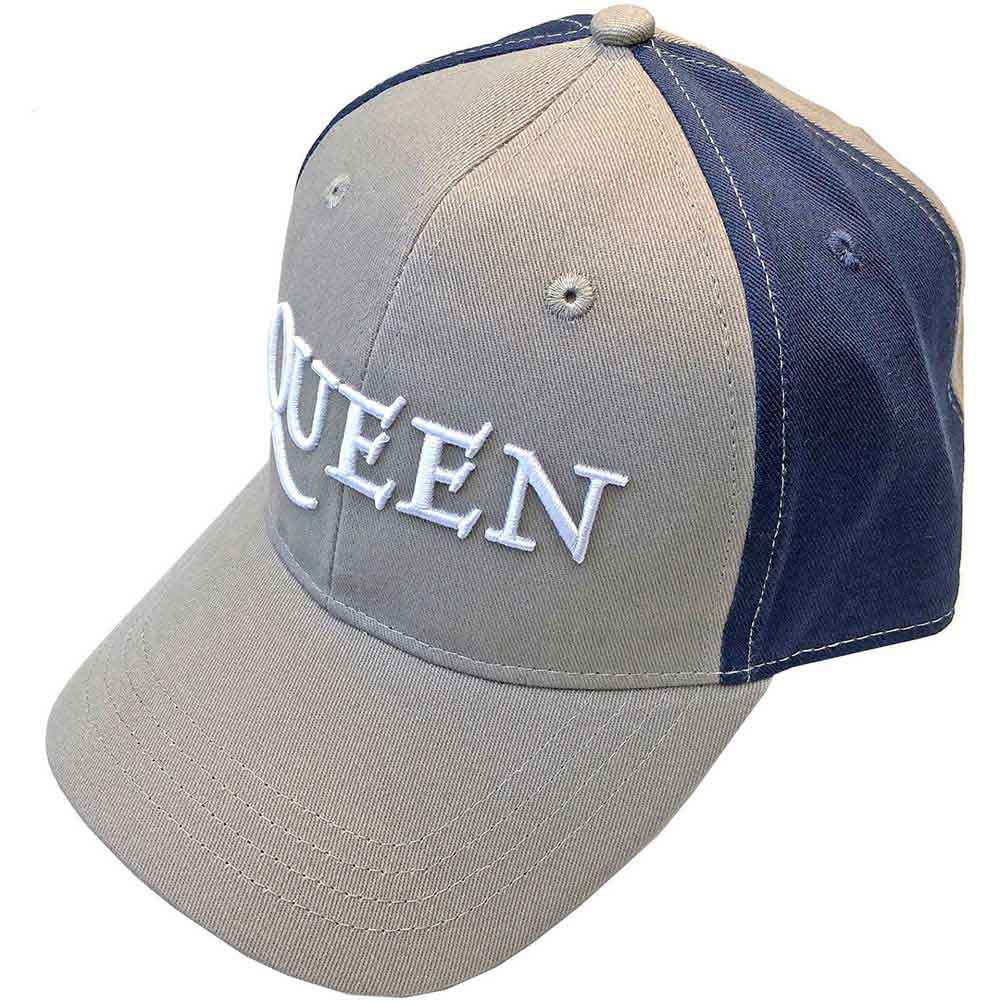 Queen - Logo - Hat Blue, Grey