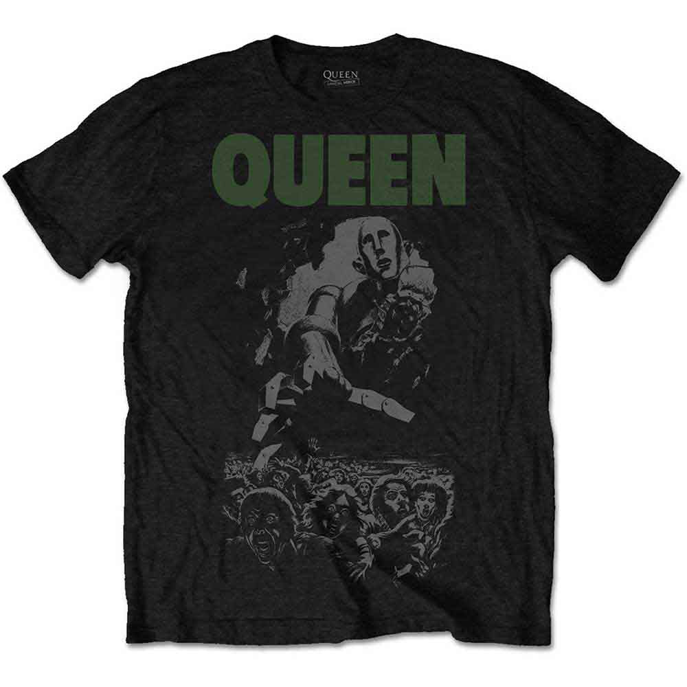 Queen - News of the World 40th Full Cover - T-Shirt Black