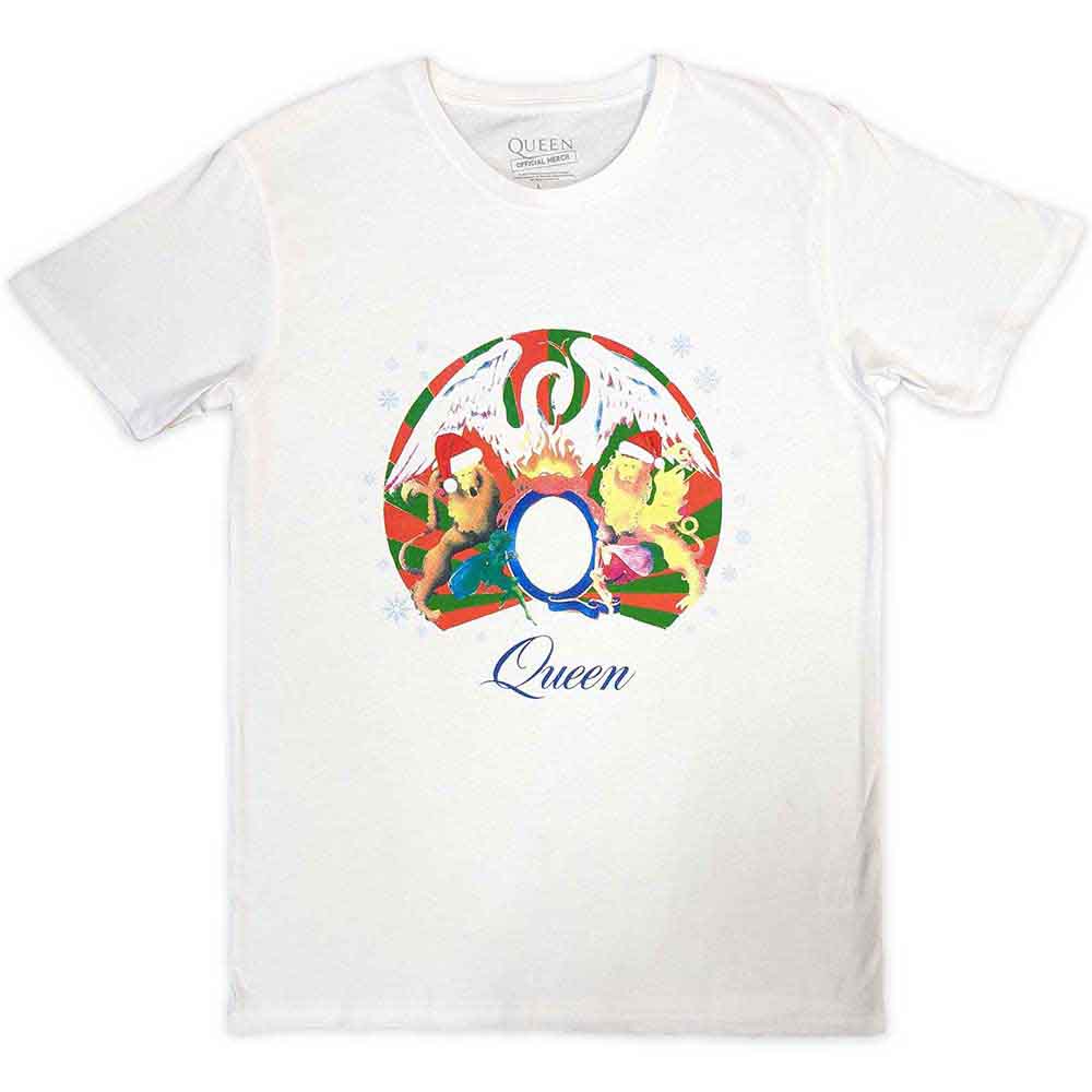 Queen - Snowflake Crest - T-Shirt White