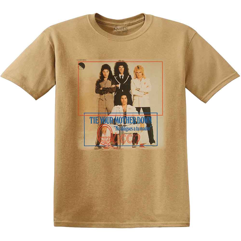 Queen - Tie Your Mother Down - T-Shirt Yellow