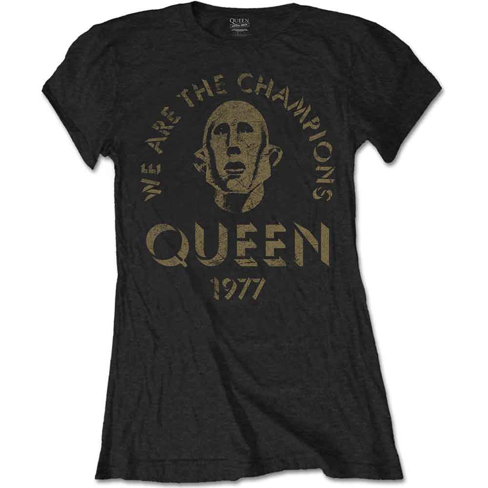 Queen - We Are The Champions - T-Shirt Black