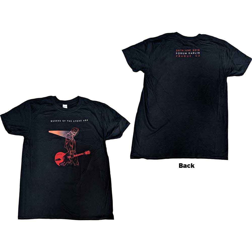 Queens Of The Stone Age - Prague 2018 - T-Shirt Black