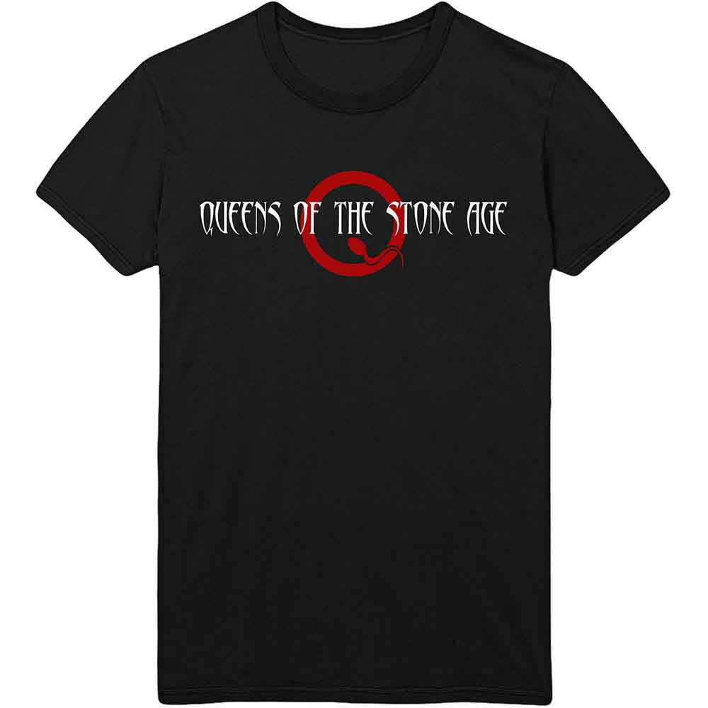 Queens Of The Stone Age - Text Logo - T-Shirt Black