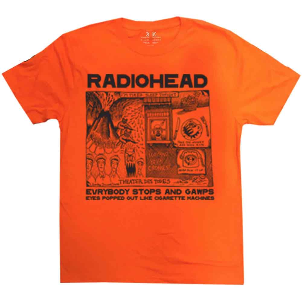 Radiohead - Gawps - T-Shirt Orange