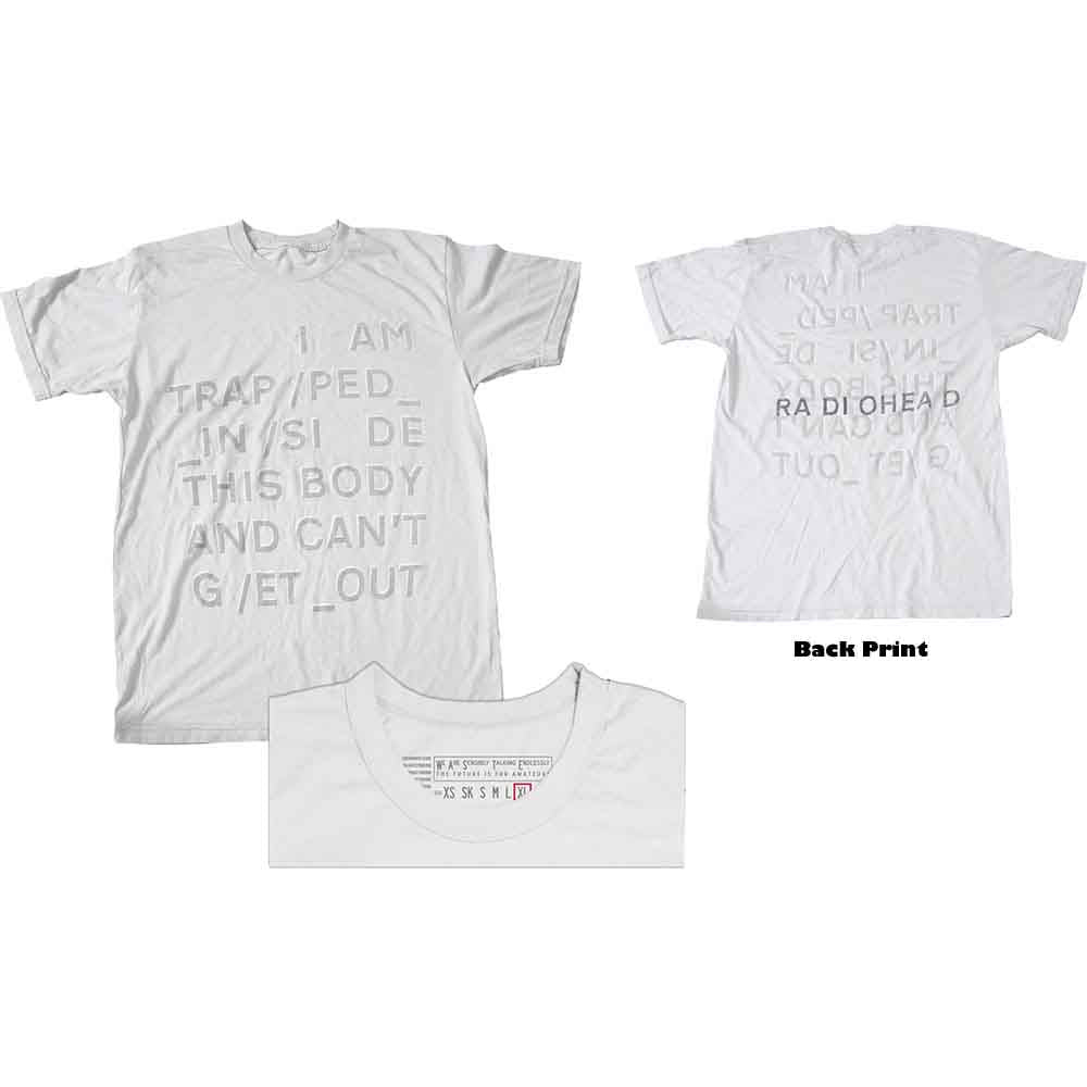 Radiohead - Trapped - T-Shirt White