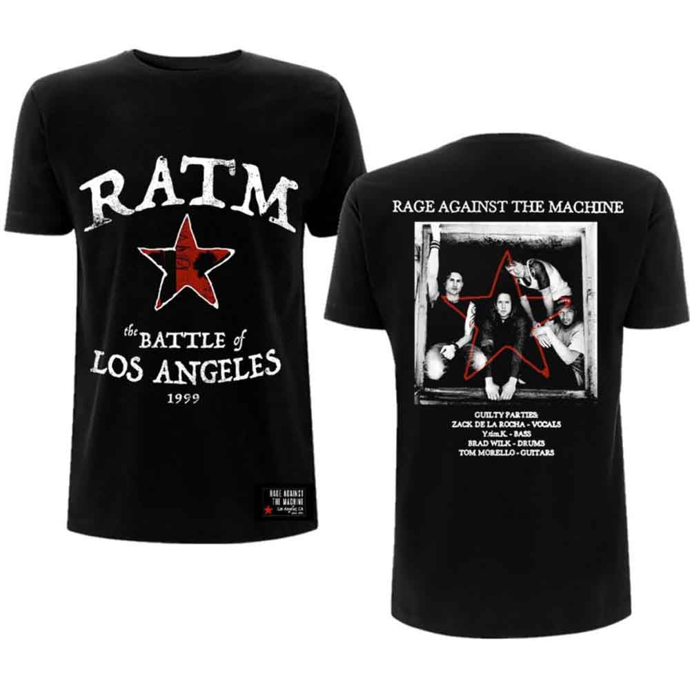 Rage Against The Machine - Battle Star - T-Shirt Black