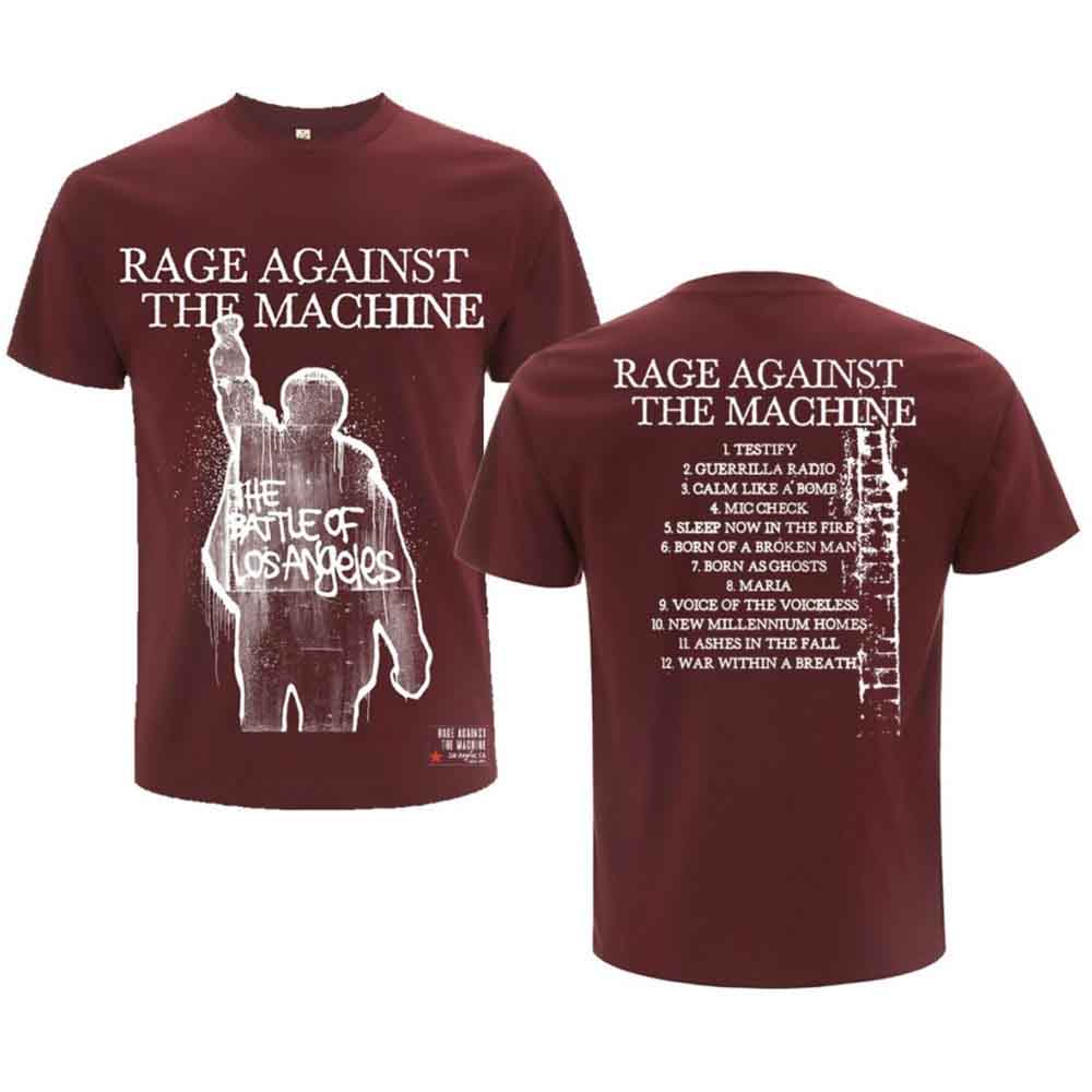 Rage Against The Machine - BOLA Album Cover - T-Shirt Red
