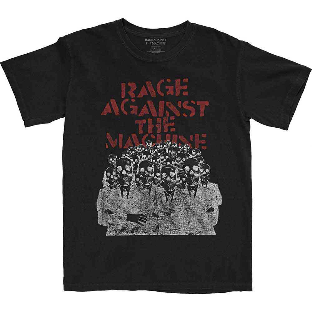Rage Against The Machine - Crowd Masks - T-Shirt Black