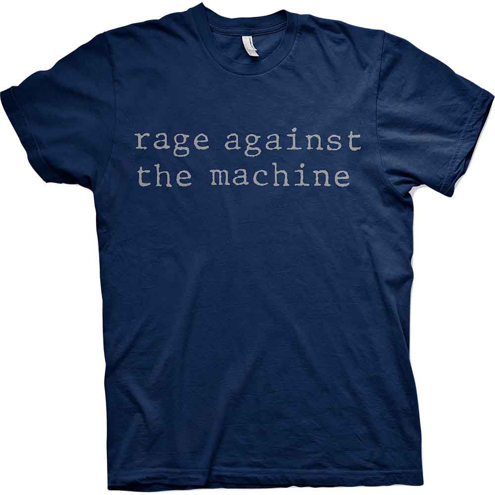 Rage Against The Machine - Original Logo - T-Shirt Blue
