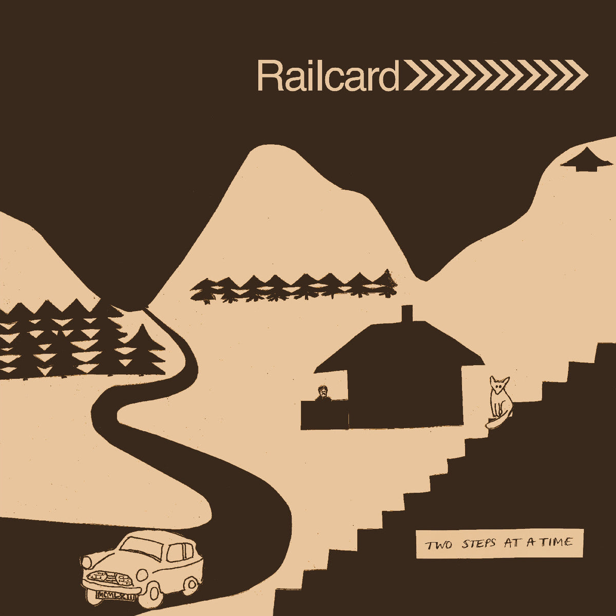 Railcard - Two Steps At A Time [Transparent Tan Vinyl] - Vinyl