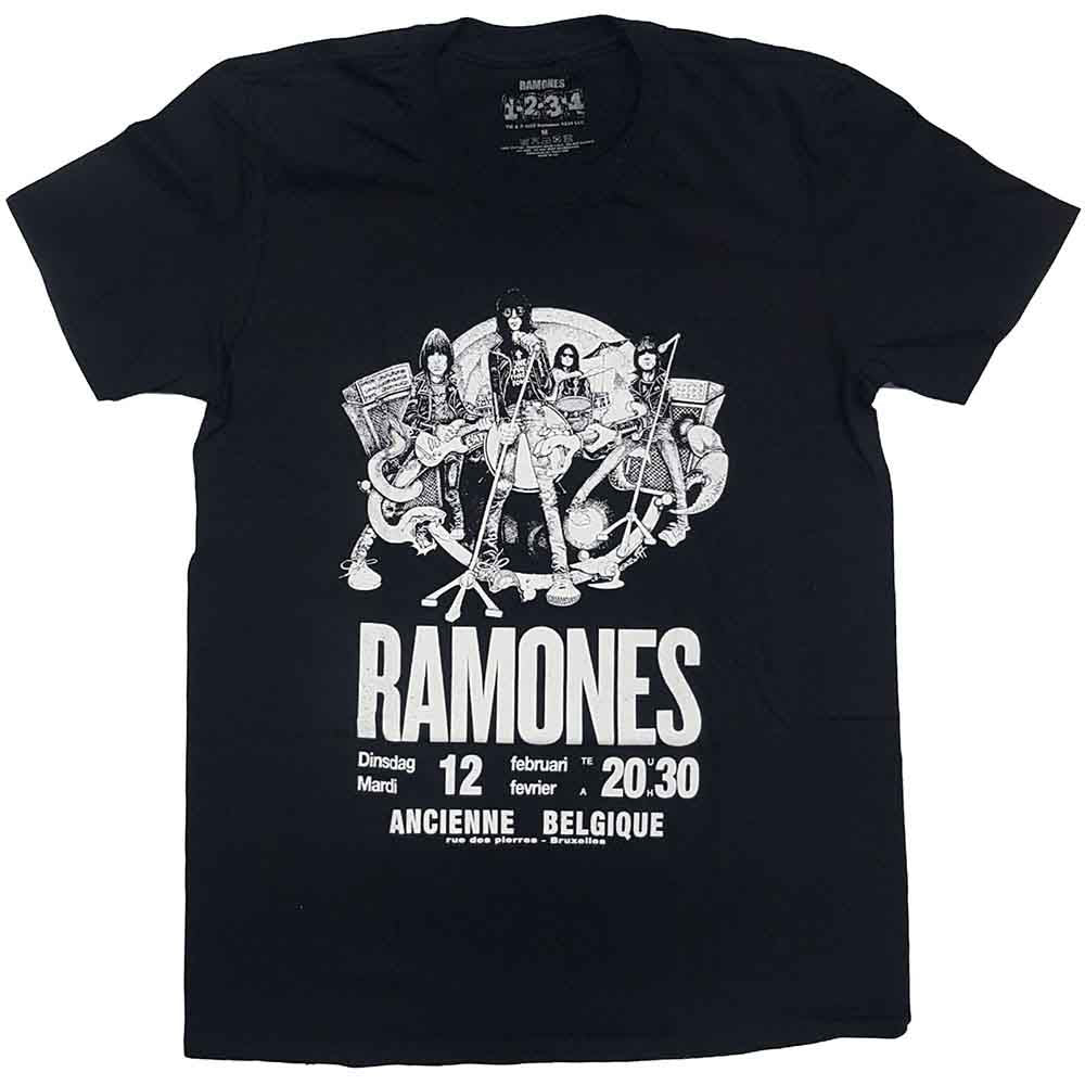 Ramones - Belgique - T-Shirt Black