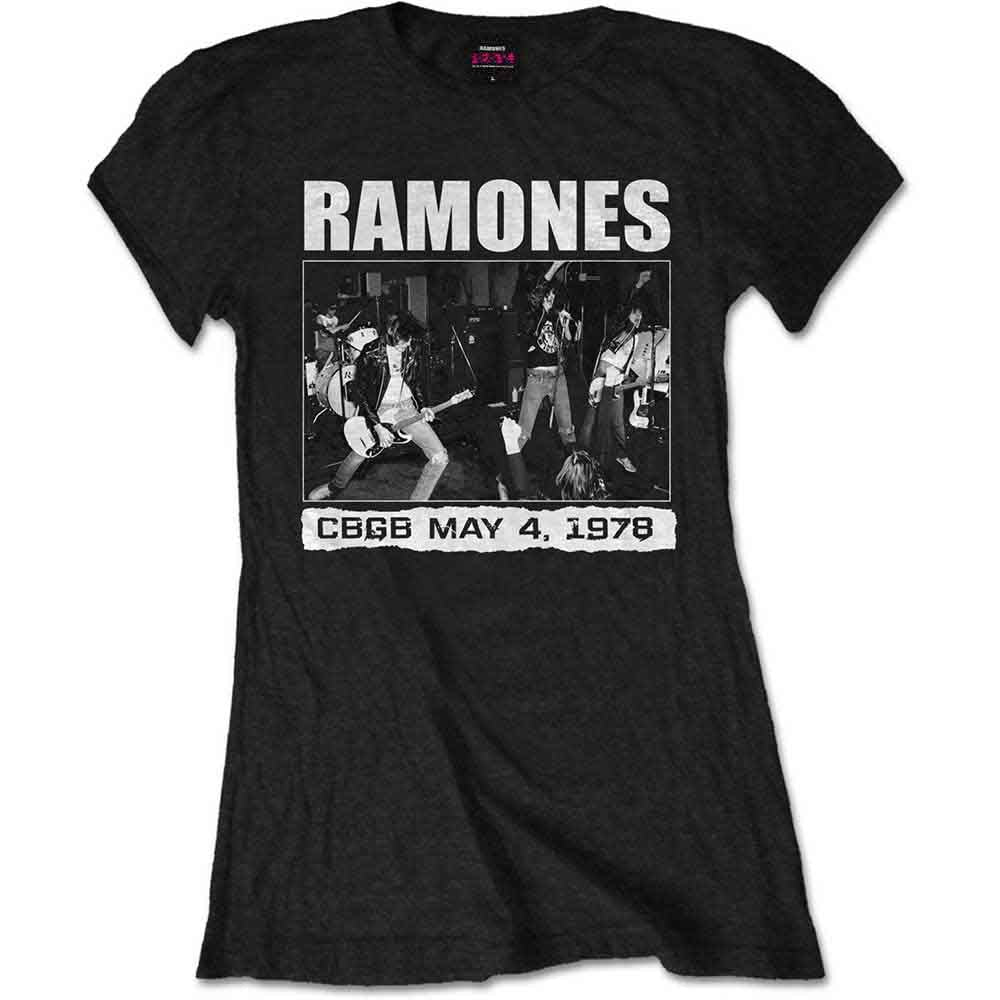Ramones - CBGB 1978 - T-Shirt Black