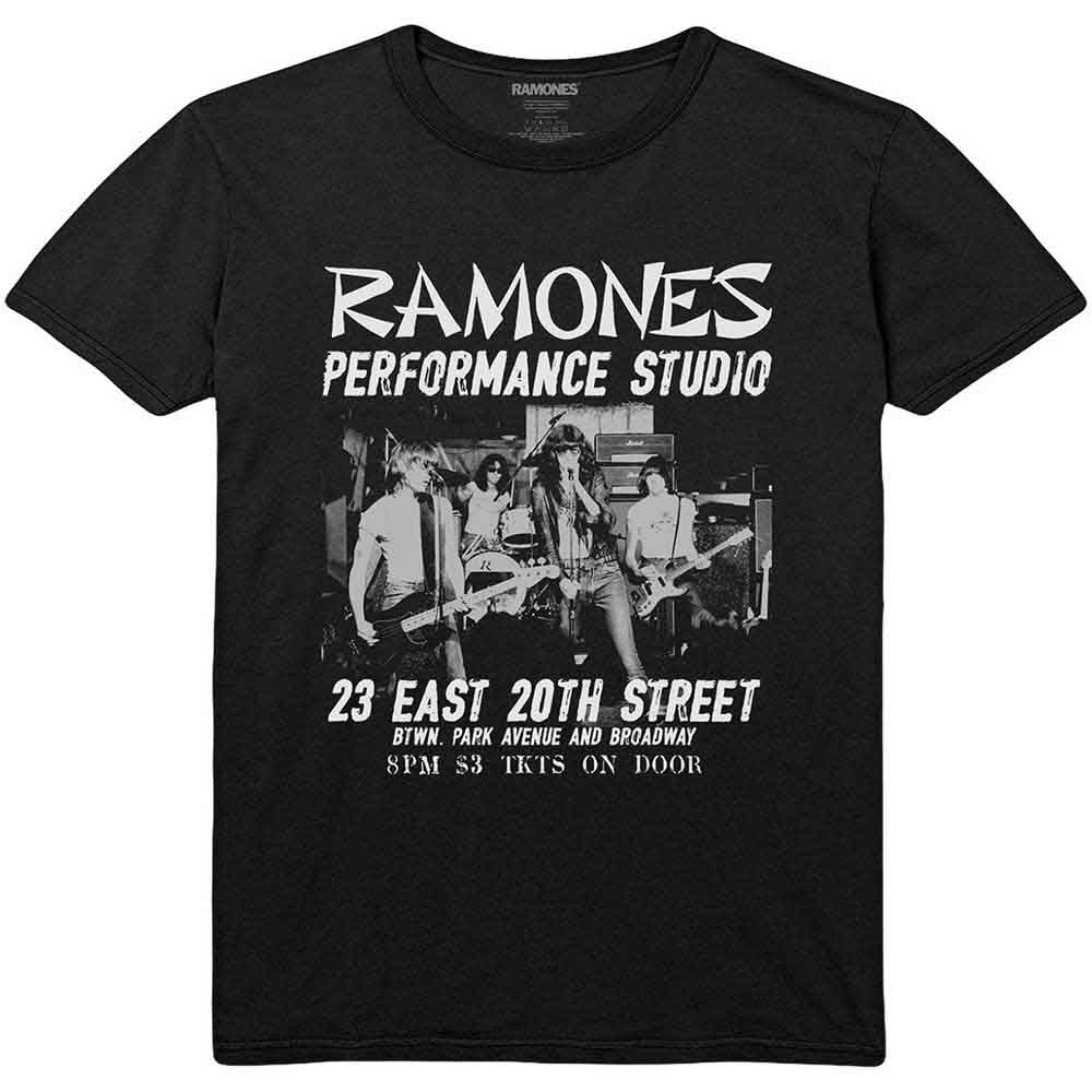 Ramones - East Village - T-Shirt Black