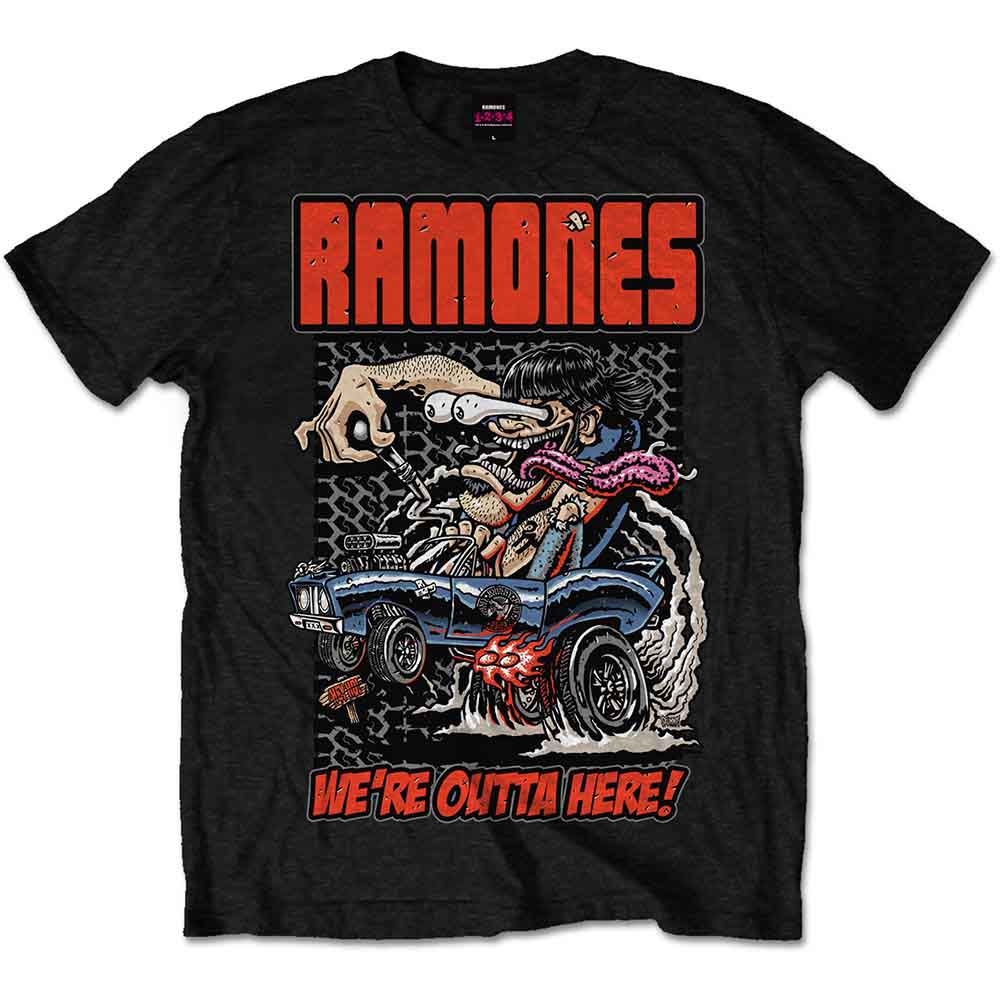 Ramones - Outta Here - T-Shirt Black