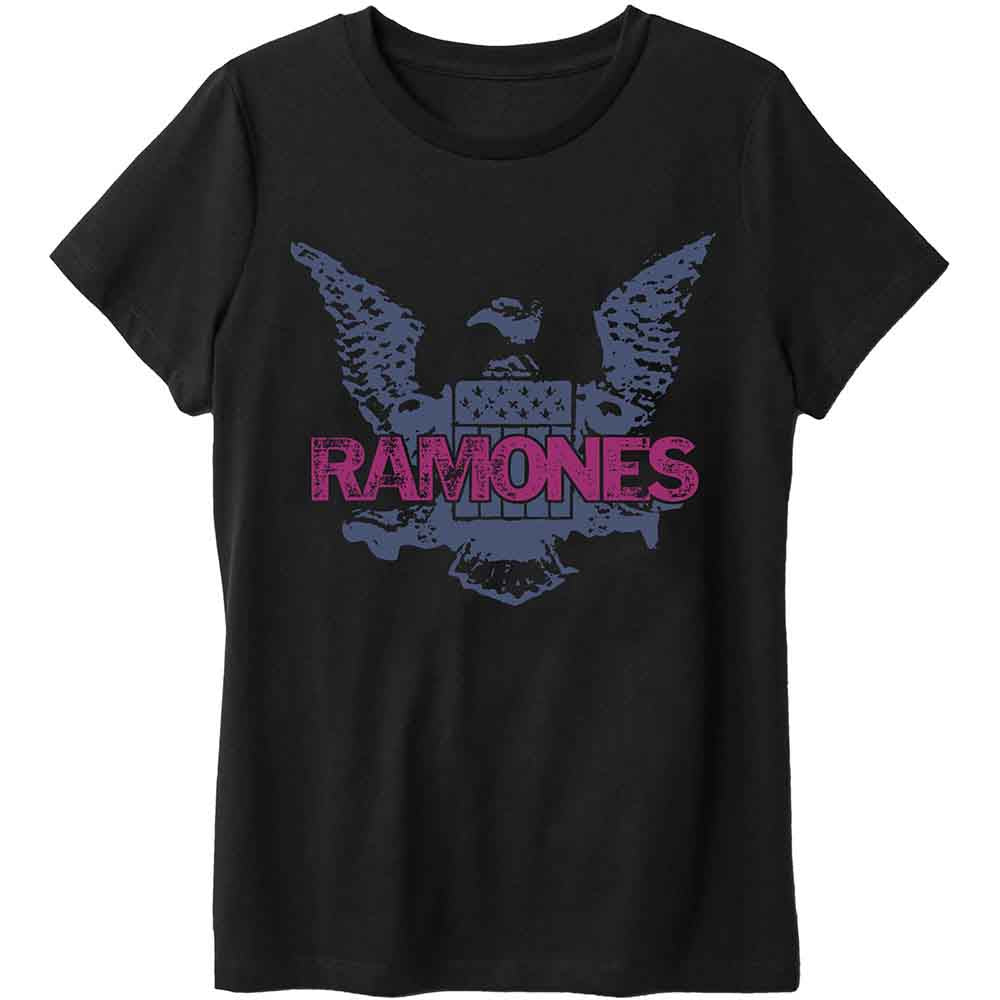 Ramones - Purple Eagle - T-Shirt Black