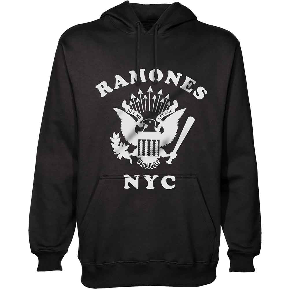 Ramones - Retro Eagle New York City - Sweatshirt Black
