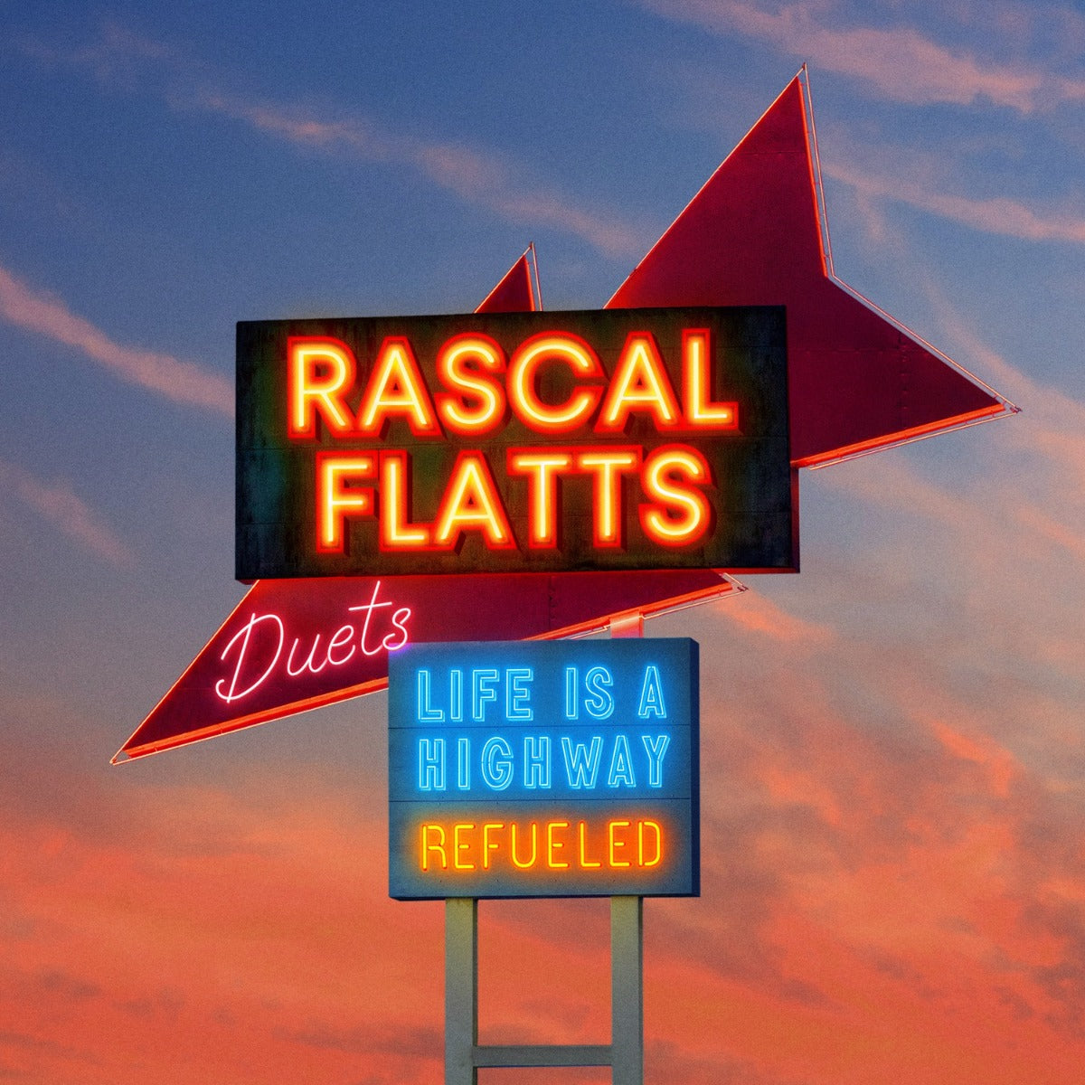 Rascal Flatts - Life Is A Highway: Refueled Duets (Blue Vinyl) - Vinyl