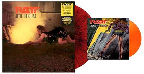 Ratt - Out Of The Cellar: 40th Anniversary Edition (Limited Edition, Red/Black Splatter & Neon Orange Colored Vinyl) (Bonus 7" Single) - Vinyl