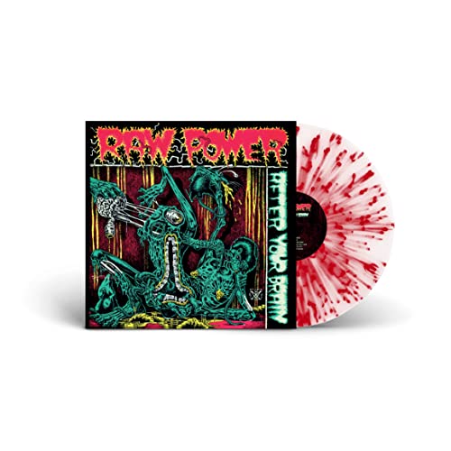 Raw Power - After Your Brain (White W/ Red Splatter Vinyl) - Vinyl