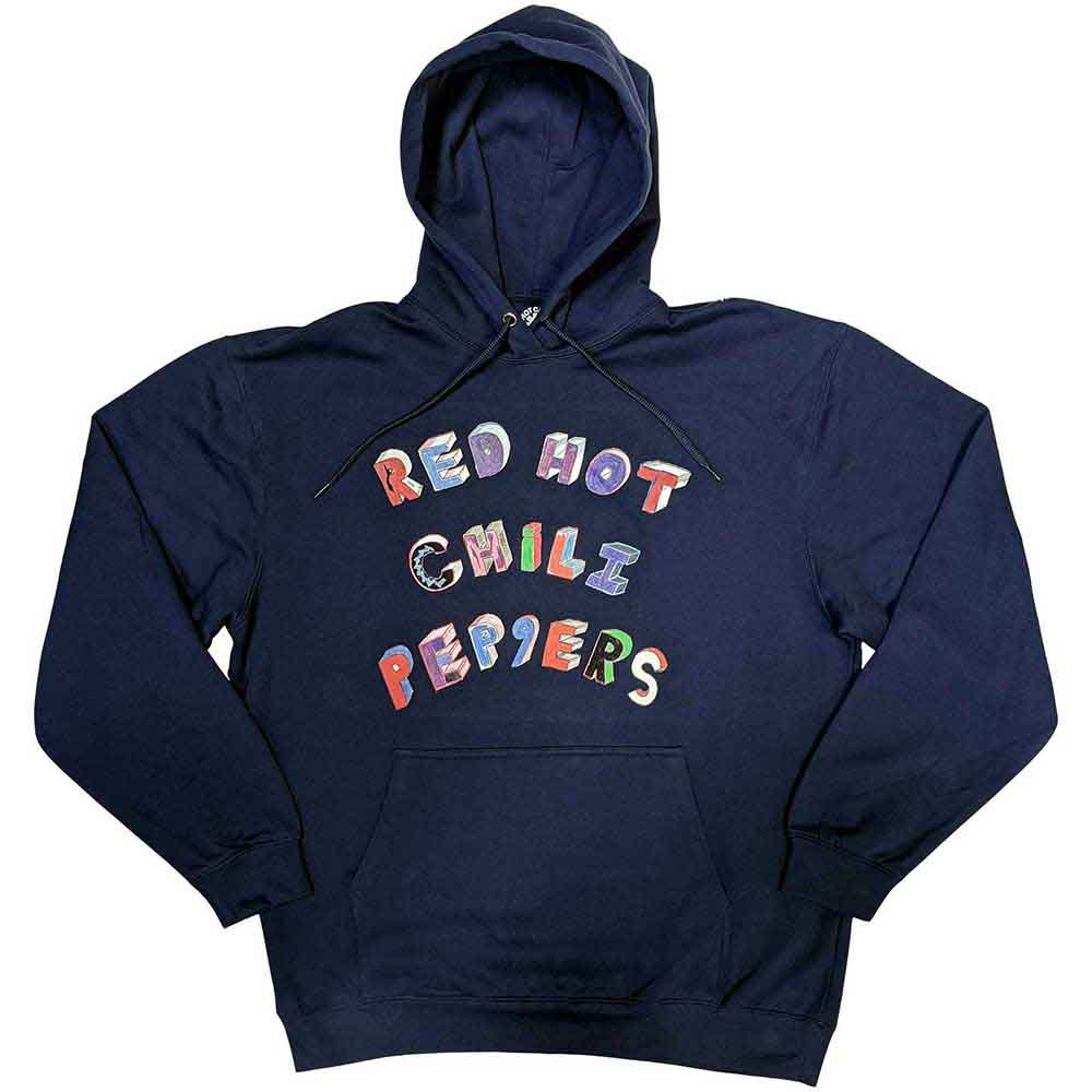 RED HOT CHILI PEPPERS - Colourful Letters - Sweatshirt Blue