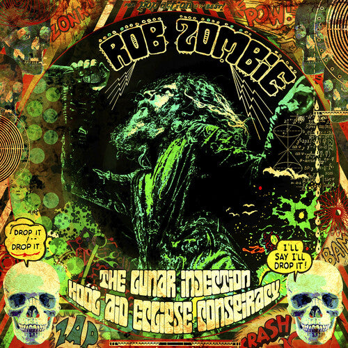 Rob Zombie - The Lunar Injection Kool Aid Eclipse Conspiracy [Explicit Content] (Blue in Bottle Green W/ Black & Bone Splatter Colored Vinyl) - Vinyl