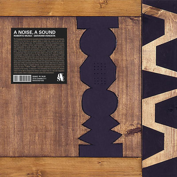 ROBERTO MUSCI/GIOVANNI VENOSTA - A Noise, A Sound - Vinyl