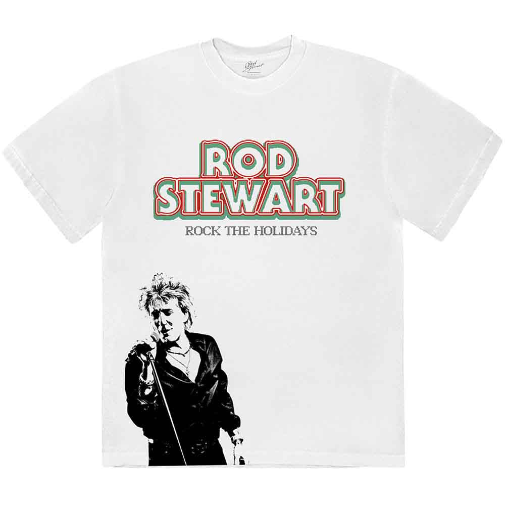 Rod Stewart - Rock The Holidays - T-Shirt White