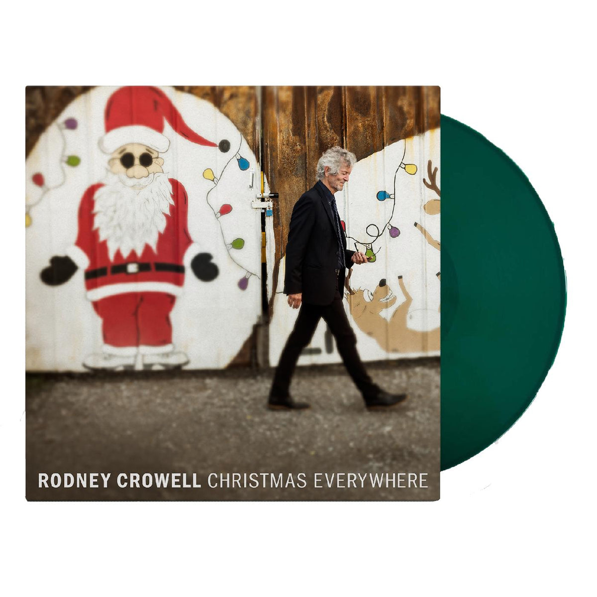 Rodney Crowell - Christmas Everywhere ("CHRISTMAS TREE" GREEN VINYL) - Vinyl