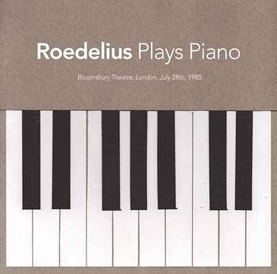 Roedelius - Plays Piano (Live In London 1985) - Vinyl