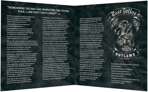 Rose Tattoo - Outlaws (Gatefold LP Jacket) (2 Lp's) - Vinyl