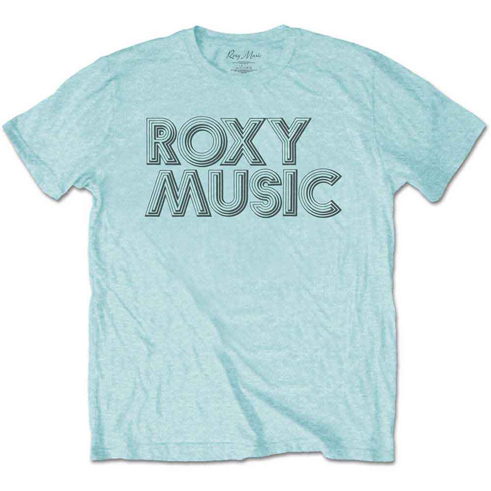 Roxy Music - Disco Logo - T-Shirt Blue