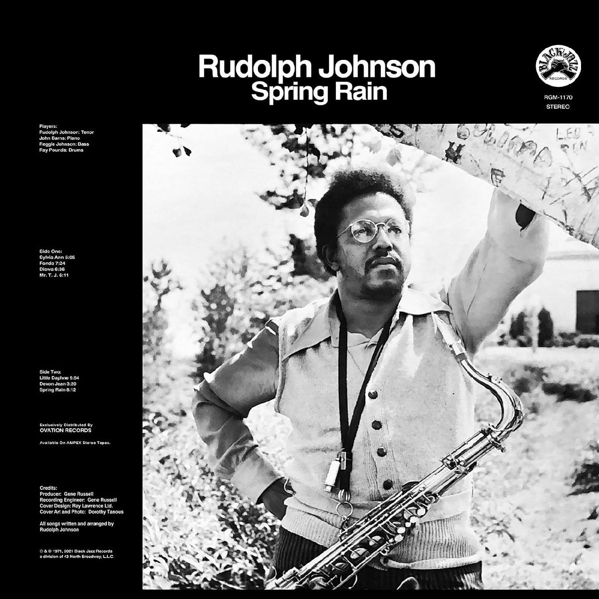 Rudolph Johnson - Spring Rain (Limited, Remastered) [Blue with Black Swirl Vinyl] - Vinyl