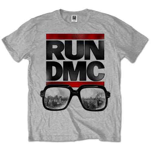 Run Dmc - Glasses NYC - T-Shirt Grey