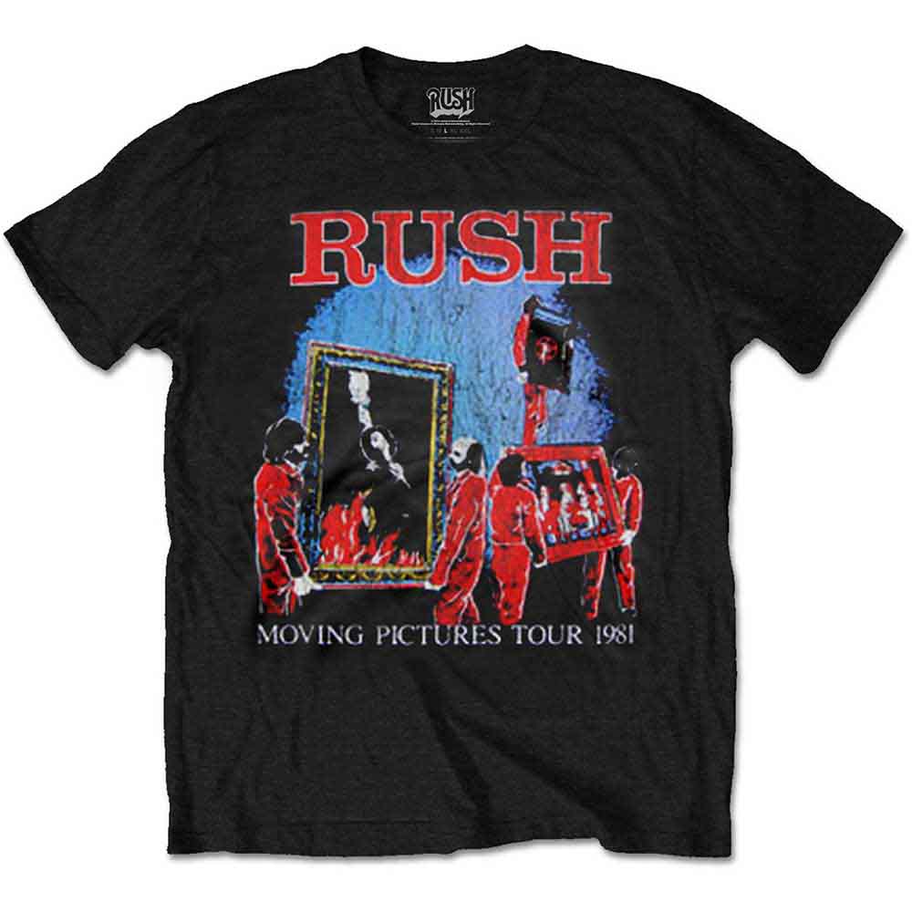 Rush - Moving Pictures Tour - T-Shirt Black