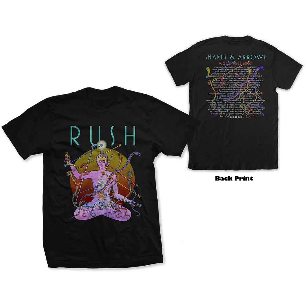 Rush - Snakes & Arrows Tour 2007 - T-Shirt Black