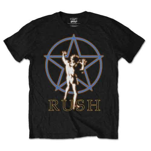 Rush - Starman Glow - T-Shirt Black