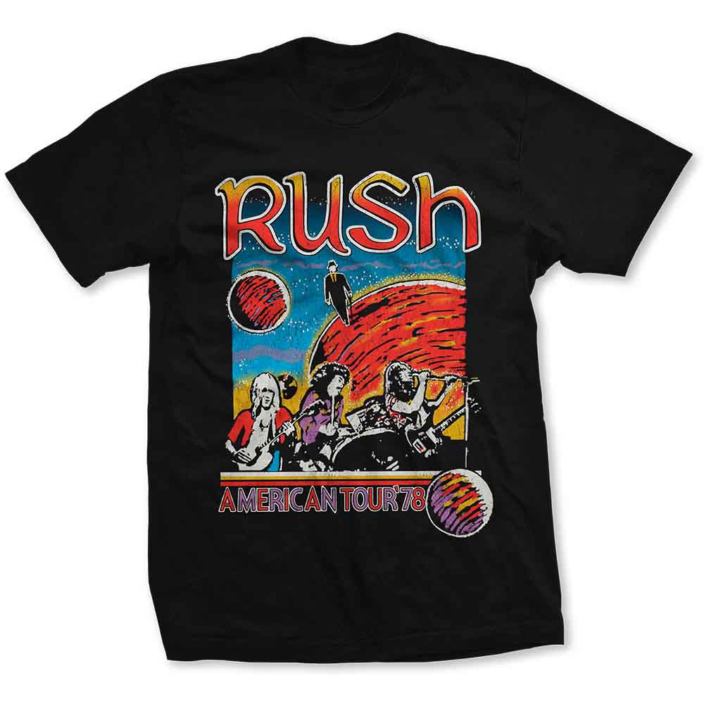 Rush - US Tour 1978 - T-Shirt Black