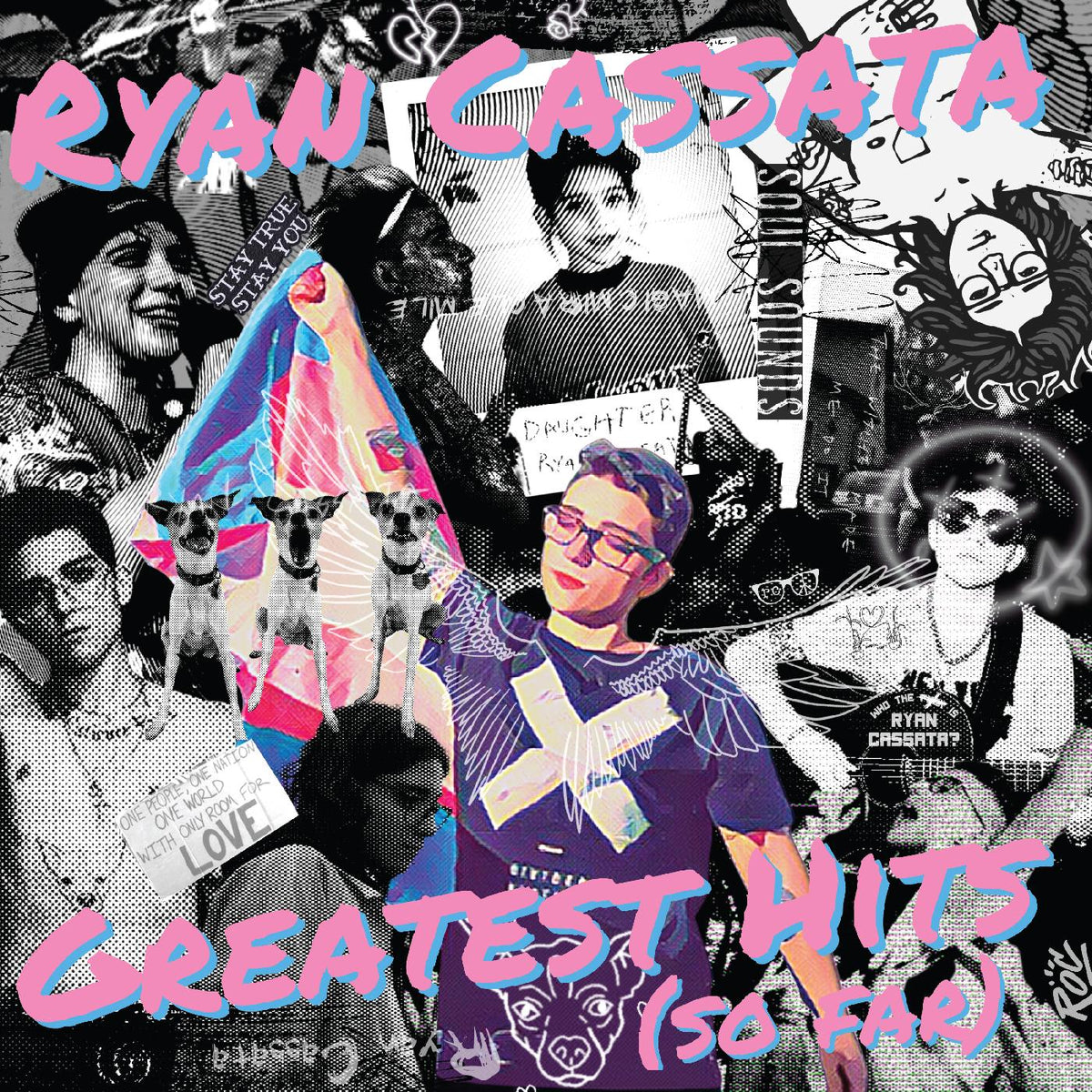 Ryan Cassata - Greatest Hits (So Far) (TRANSLUCENT WITH BLUE & PINK SPLATTER VINYL) - Vinyl