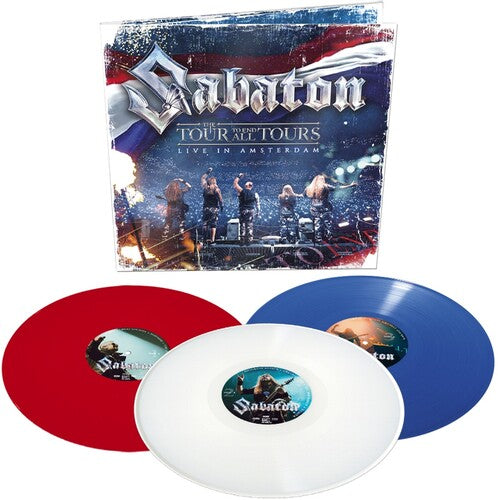 Sabaton - The Tour to End All Tours: Live in Amsterdam (Colored Vinyl, Red, White, Blue, Gatefold LP Jacket) (3 Lp) - Vinyl