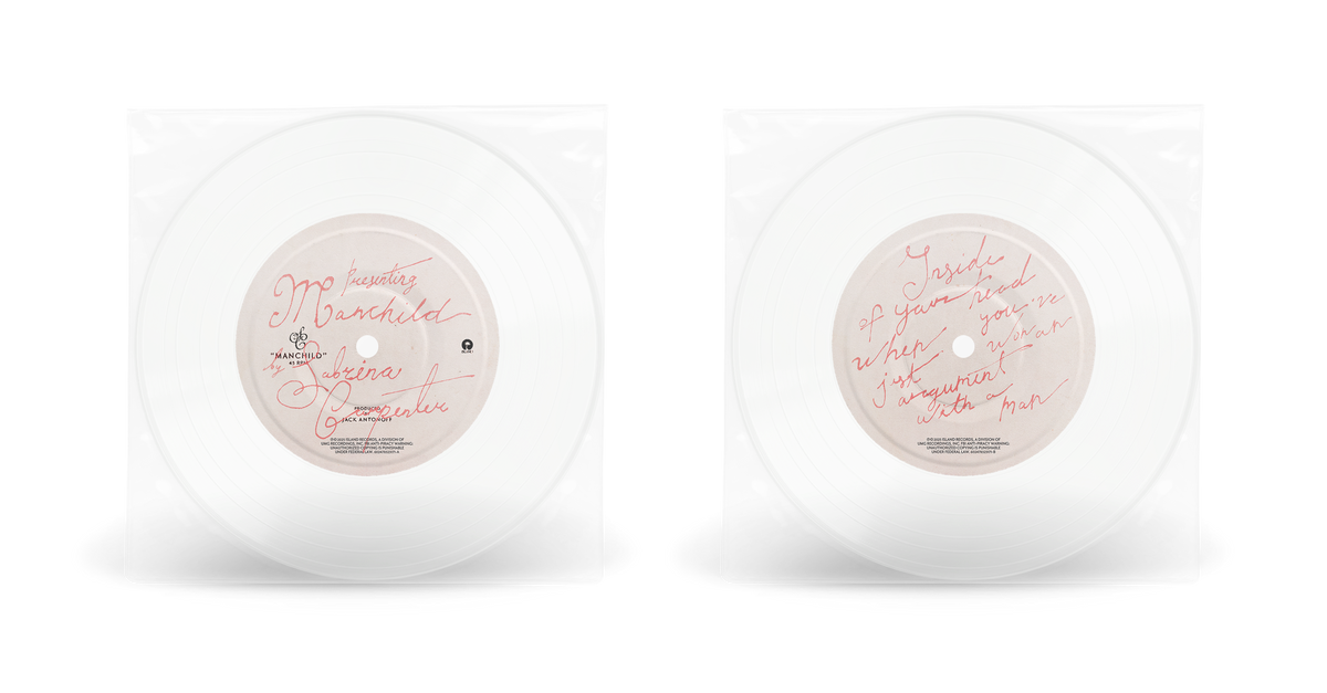 Sabrina Carpenter - Manchild [Clear 7" Single] - Vinyl