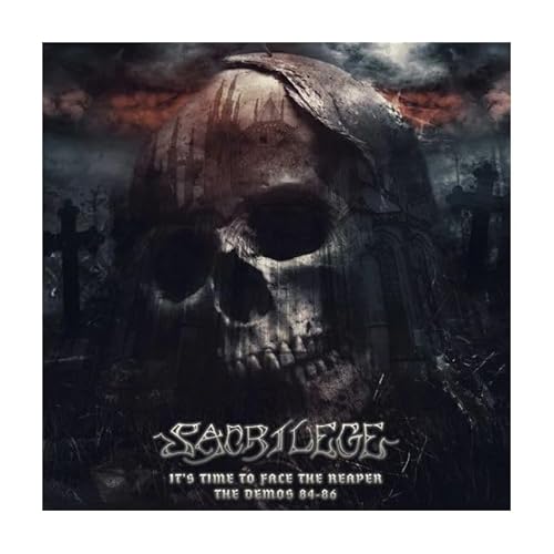Sacrilege - It'S Time To Face The Reaper - The Demos 84-86 (White W/ Black Splatter Vinyl 2Lp) - Vinyl