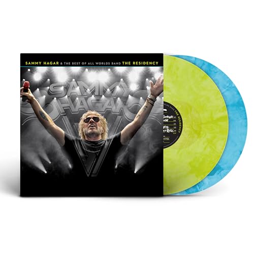 Sammy Hagar - Sammy Hagar & The Best Of All Worlds Band - The Residency [Amplified Lime/Reverb Blue 2 LP] - Vinyl