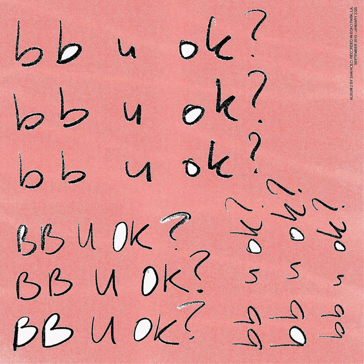 San Holo - bb u ok? (CLEAR VINYL) - Vinyl